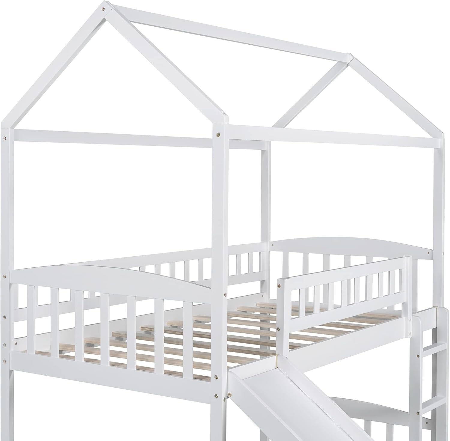 House Bunk Bed with Slide
